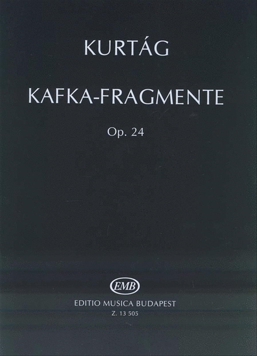 Kafka-Fragmente für Sopran und Violine op. 24 Voice Solo scores gallery preview page 1