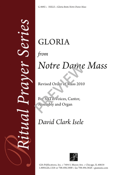 Gloria from  Notre Dame Mass 