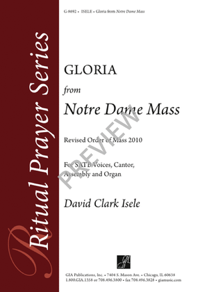 Book cover for Gloria from "Notre Dame Mass"