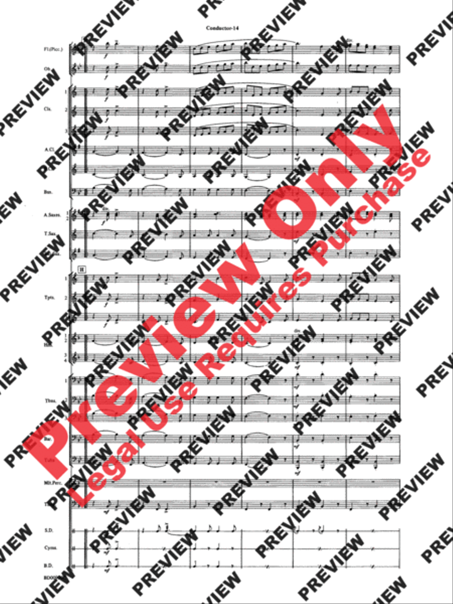 The Civil War The Civil War Concert Band scores gallery preview page 16