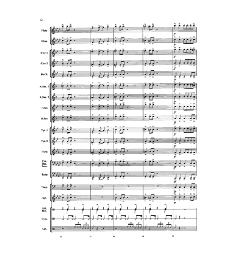 La Brava! Concert Band scores gallery preview page 11