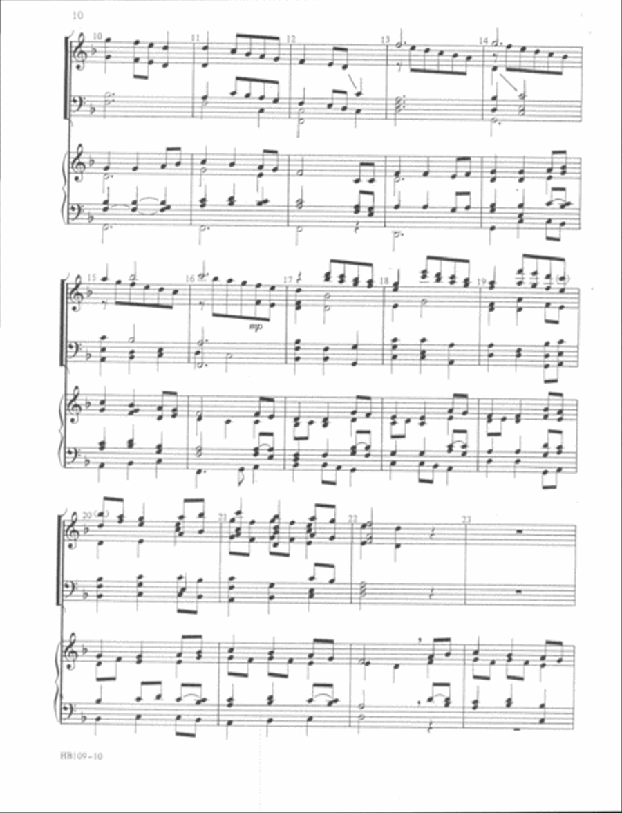 Two for Two by Two for Christmas II - full score Handbell Choir scores gallery preview page 5