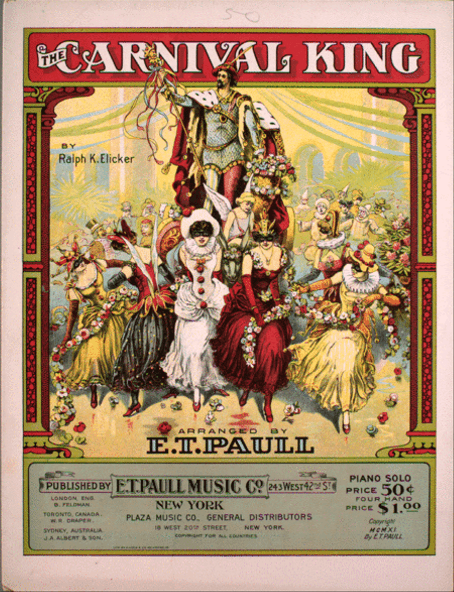 The Carnival King Piano Solo scores gallery preview page 1