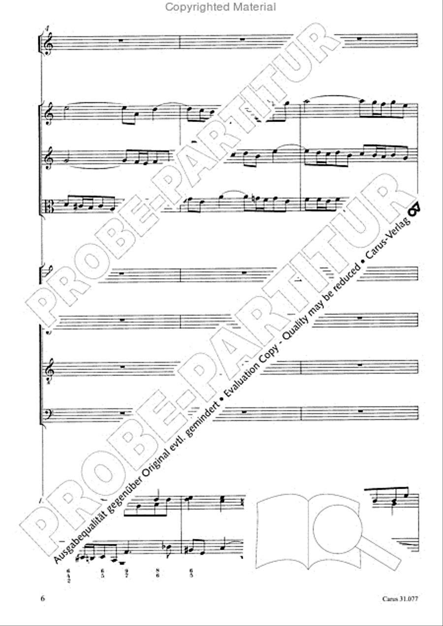 The Lord your God you shall now be loving (Du sollt Gott, deinen Herren, lieben) 4-Part scores gallery preview page 7