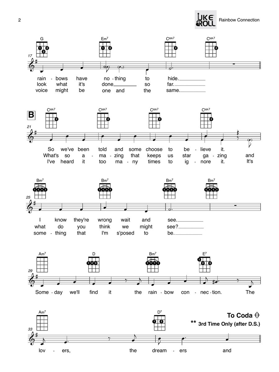 The Rainbow Connection Voice scores gallery preview page 2