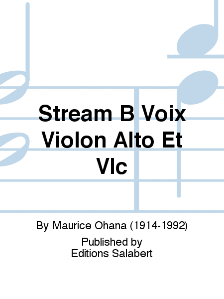 Stream B Voix Violon Alto Et Vlc
