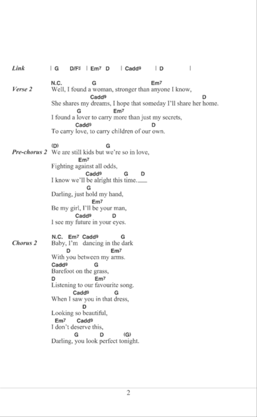 Perfect Acoustic Guitar scores gallery preview page 2