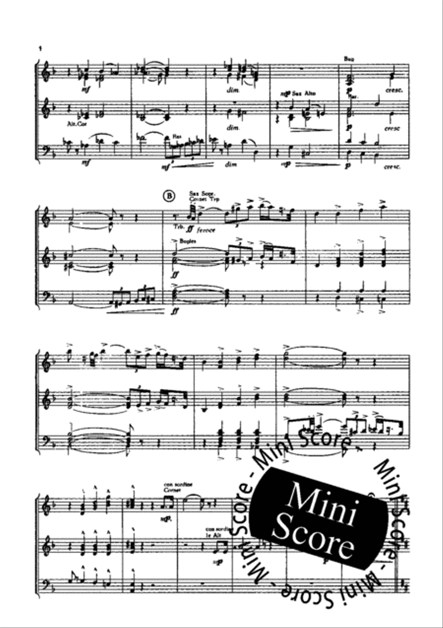 Victory Victory Fanfare Band scores gallery preview page 6