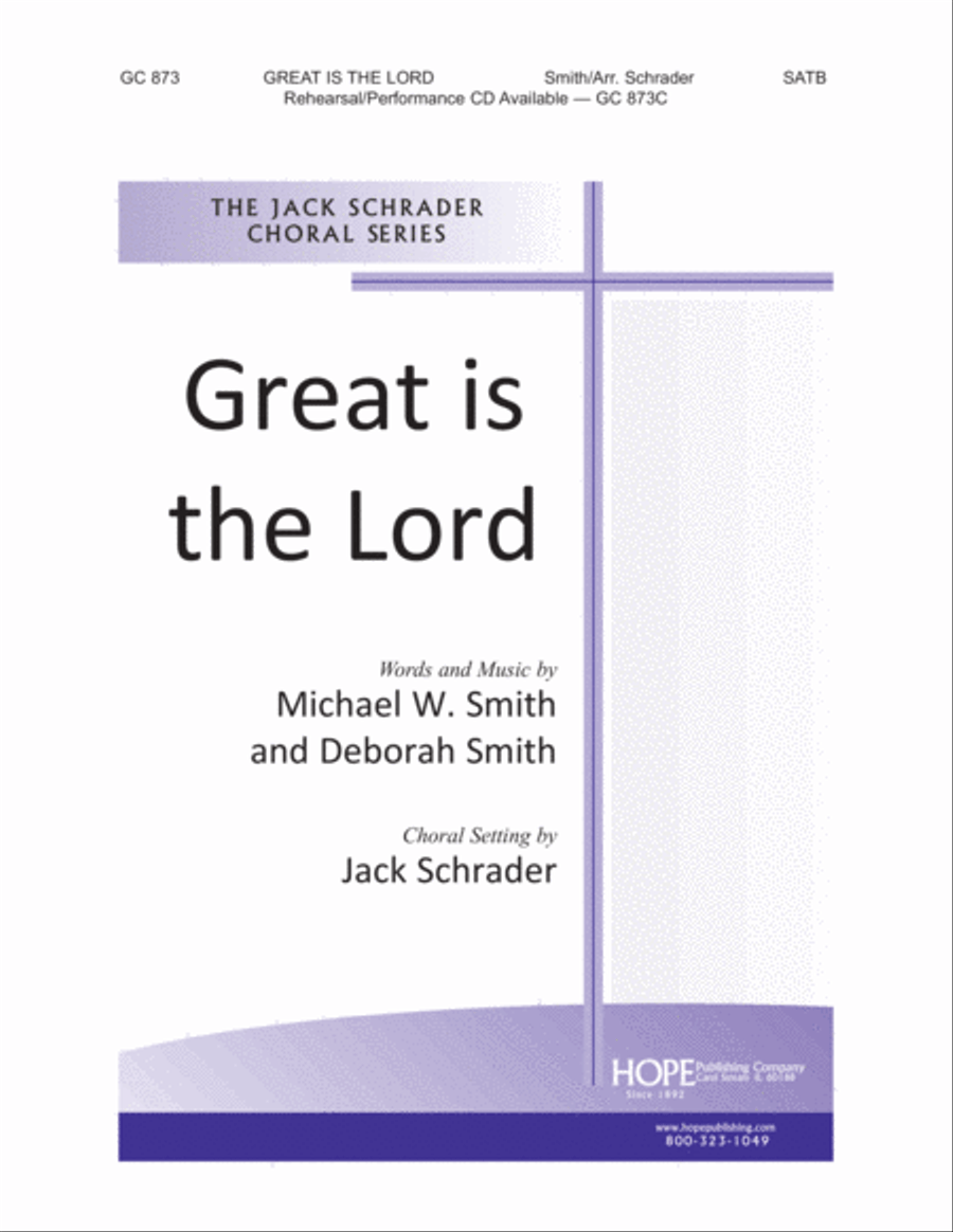 Great Is the Lord 4-Part scores gallery preview page 1