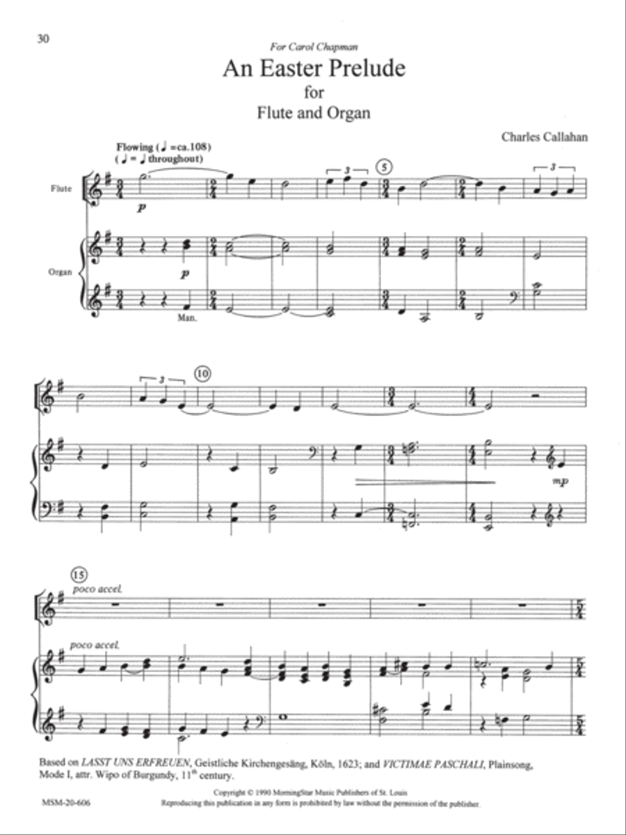 An Easter Prelude An Easter Prelude Flute Solo scores gallery preview page 1