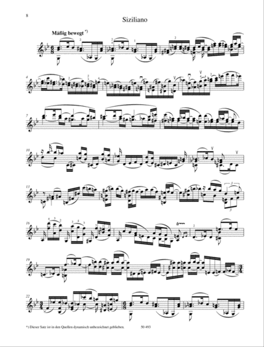 Violin Sonata Violin Solo scores gallery preview page 3