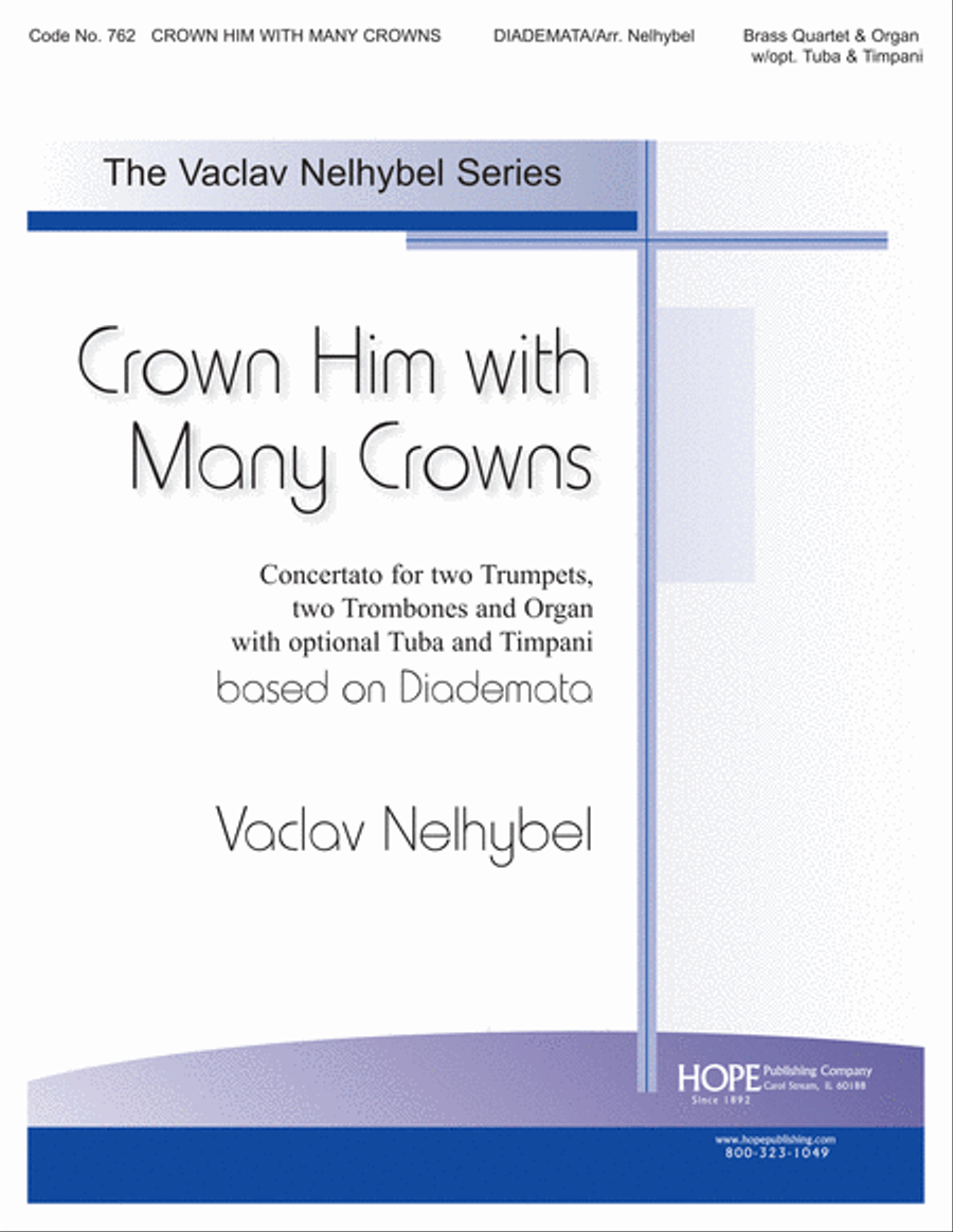 Crown Him with Many Crowns Tuba scores gallery preview page 1