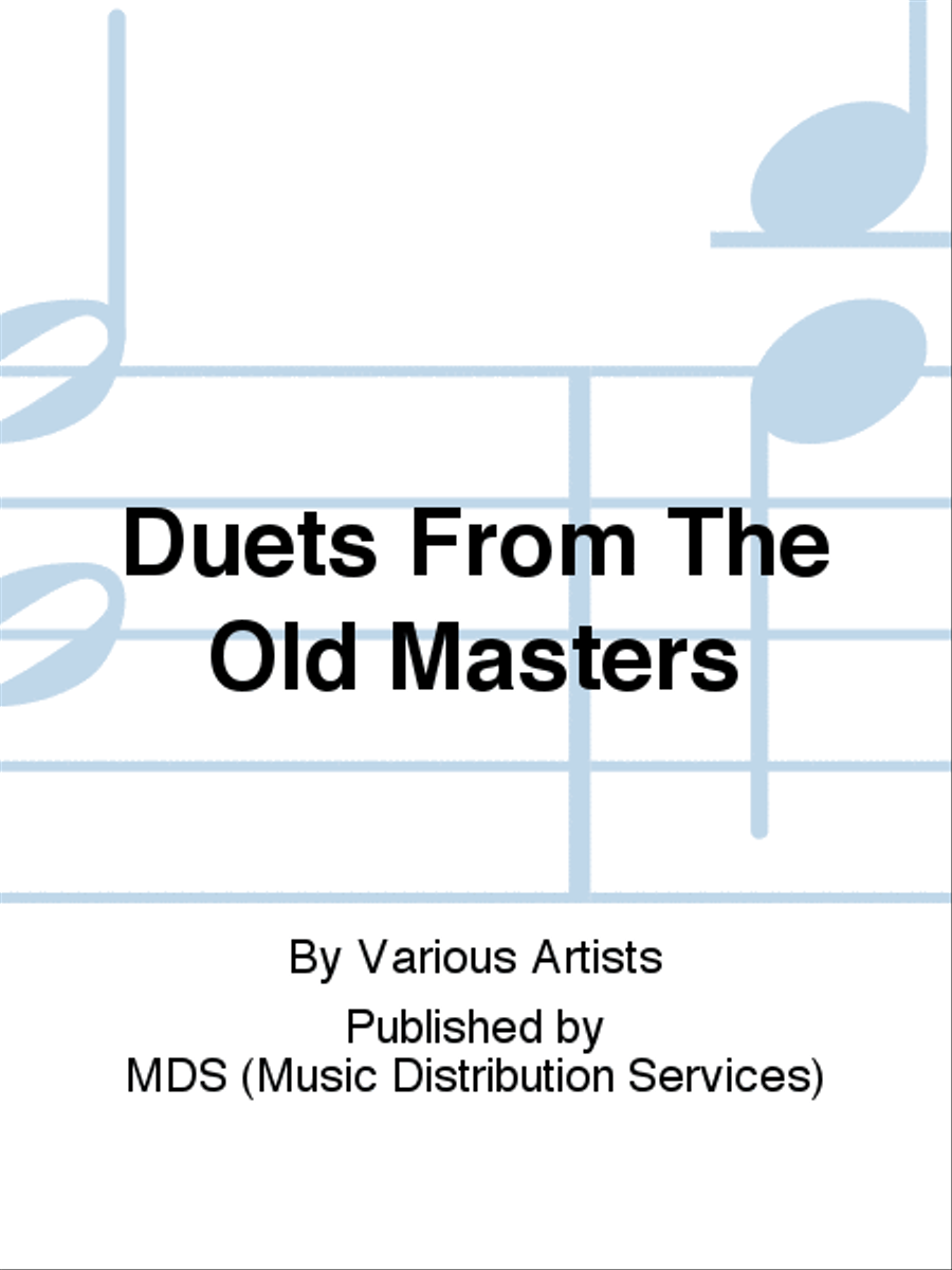 Duets From The Old Masters Clarinet Duet scores gallery preview page 1