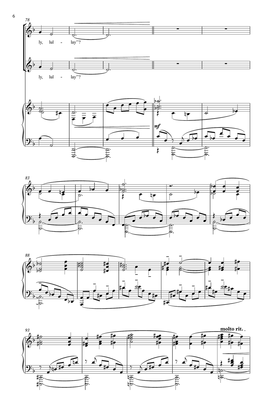 Coventry Carol Coventry Carol SSAA scores gallery preview page 6