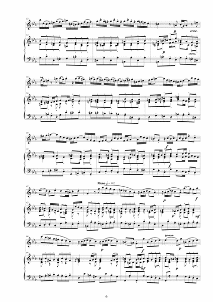 Vivaldi - Flute Sonata in C minor RV 53 for Flute and Cembalo or Piano image number null