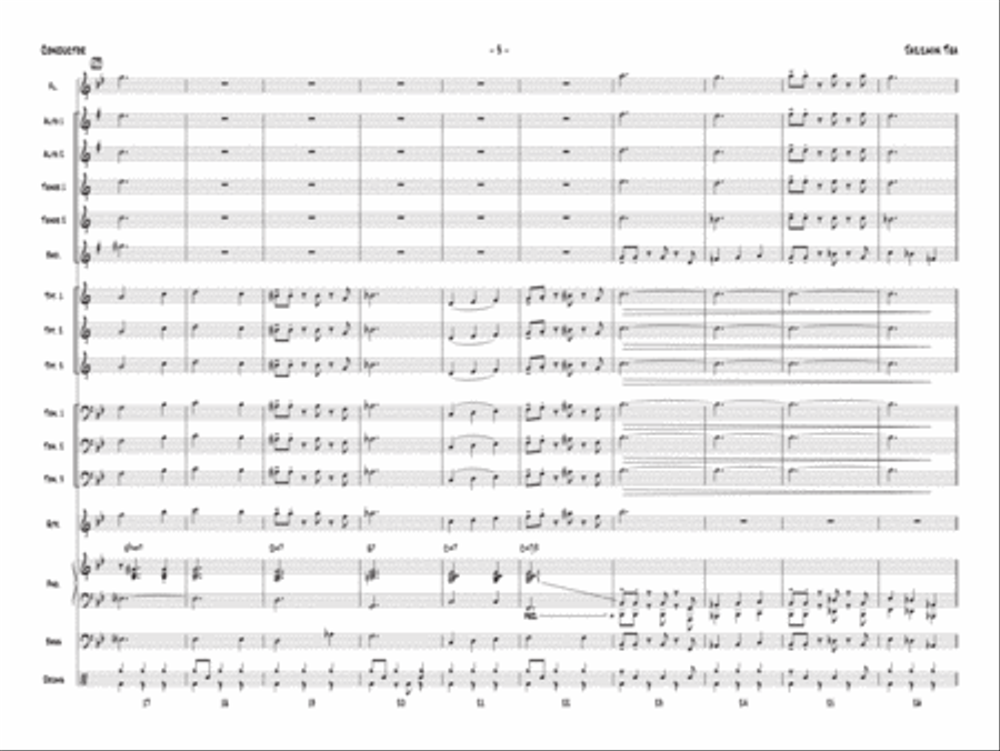 Jazzmin Tea Jazz Ensemble scores gallery preview page 4