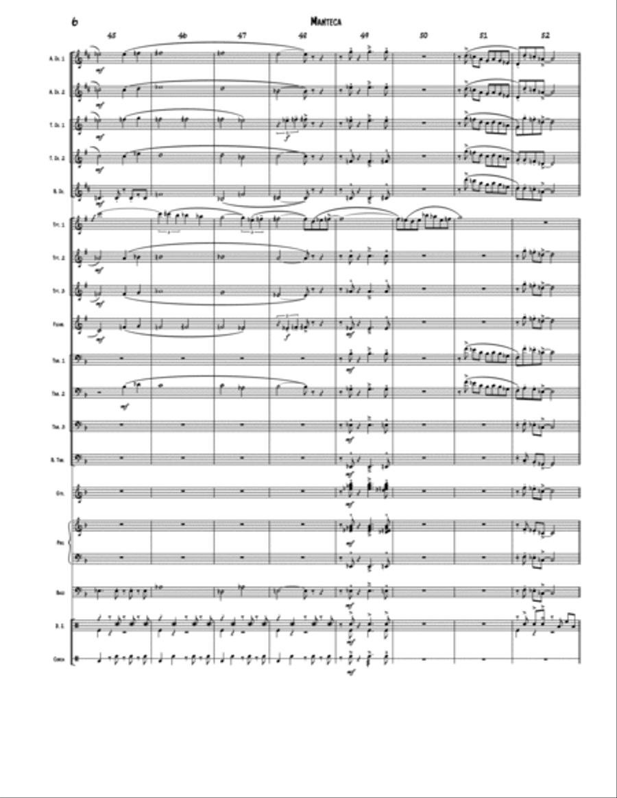 Manteca Jazz Ensemble scores gallery preview page 6