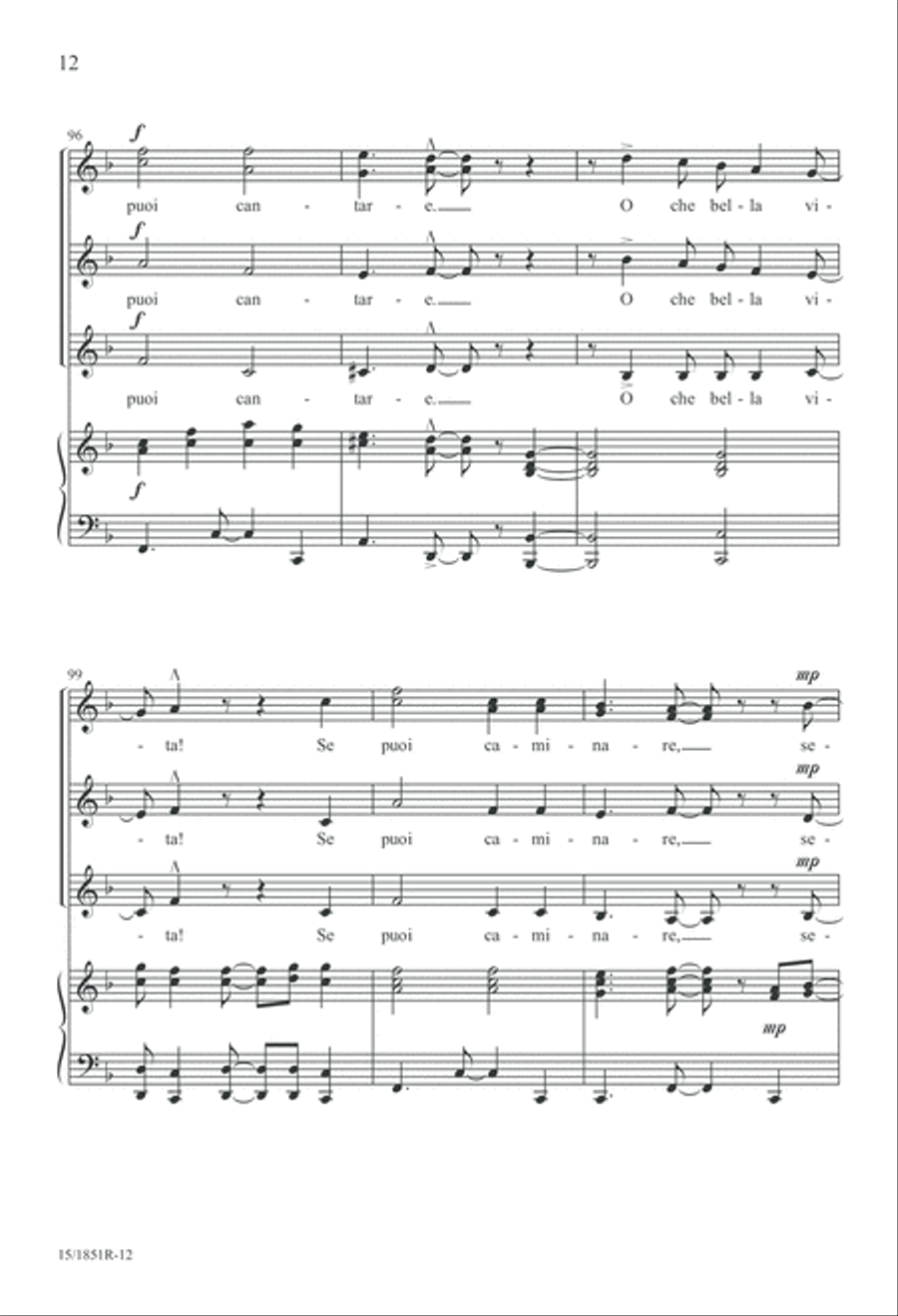 Se Puoi Parlare Se Puoi Parlare SSA scores gallery preview page 12