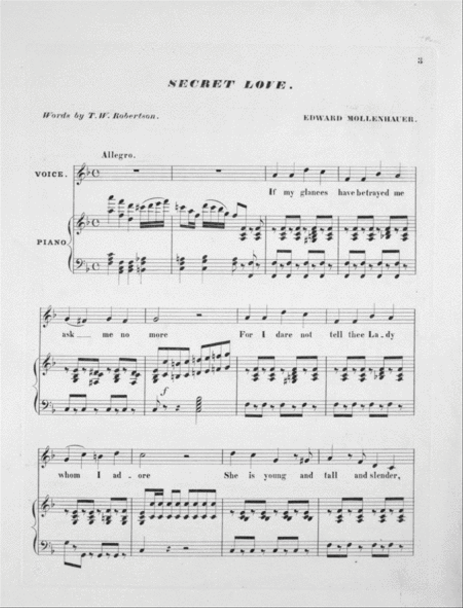 Secret Love Voice scores gallery preview page 2