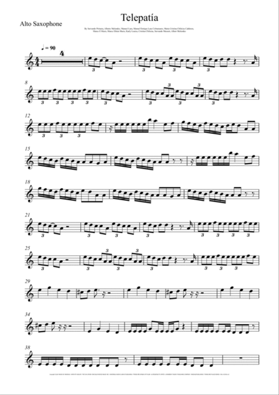 Telepatia Telepatia Woodwind Duet scores gallery preview page 5