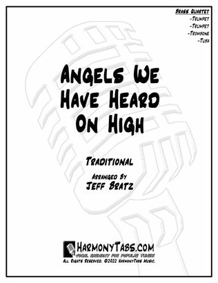 Book cover for Angels We Have Heard On High (Brass Quartet)