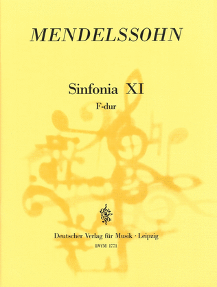 Sinfonia XI in F major / F minor MWV N 11