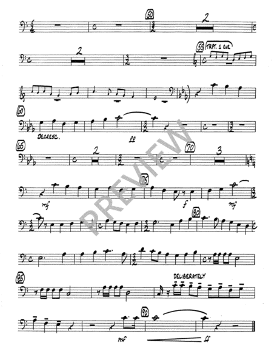 When, in Our Music, God Is Glorified - Instrument edition Trombone scores gallery preview page 9