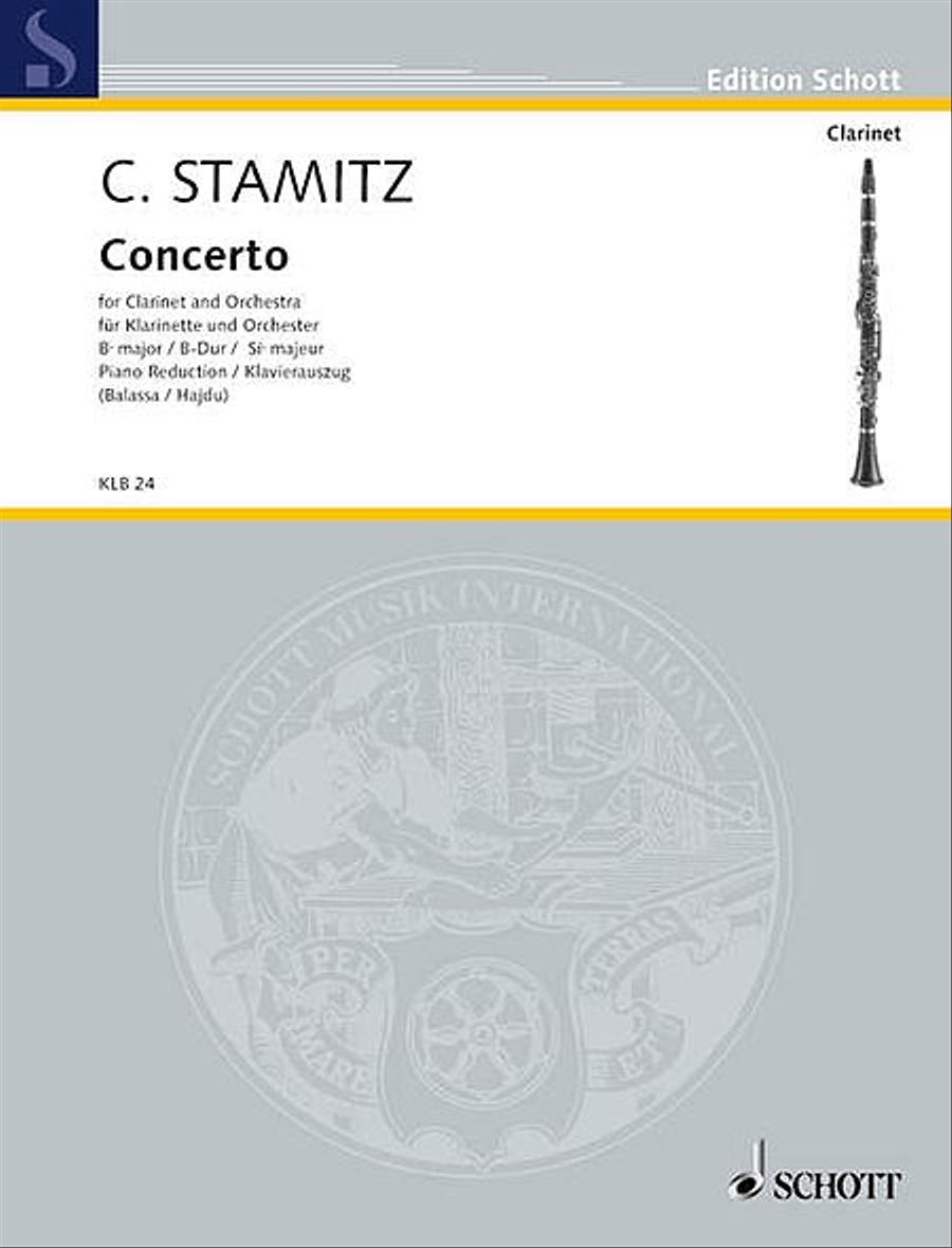 Concerto No. 2 in B Flat Clarinet Solo scores gallery preview page 1