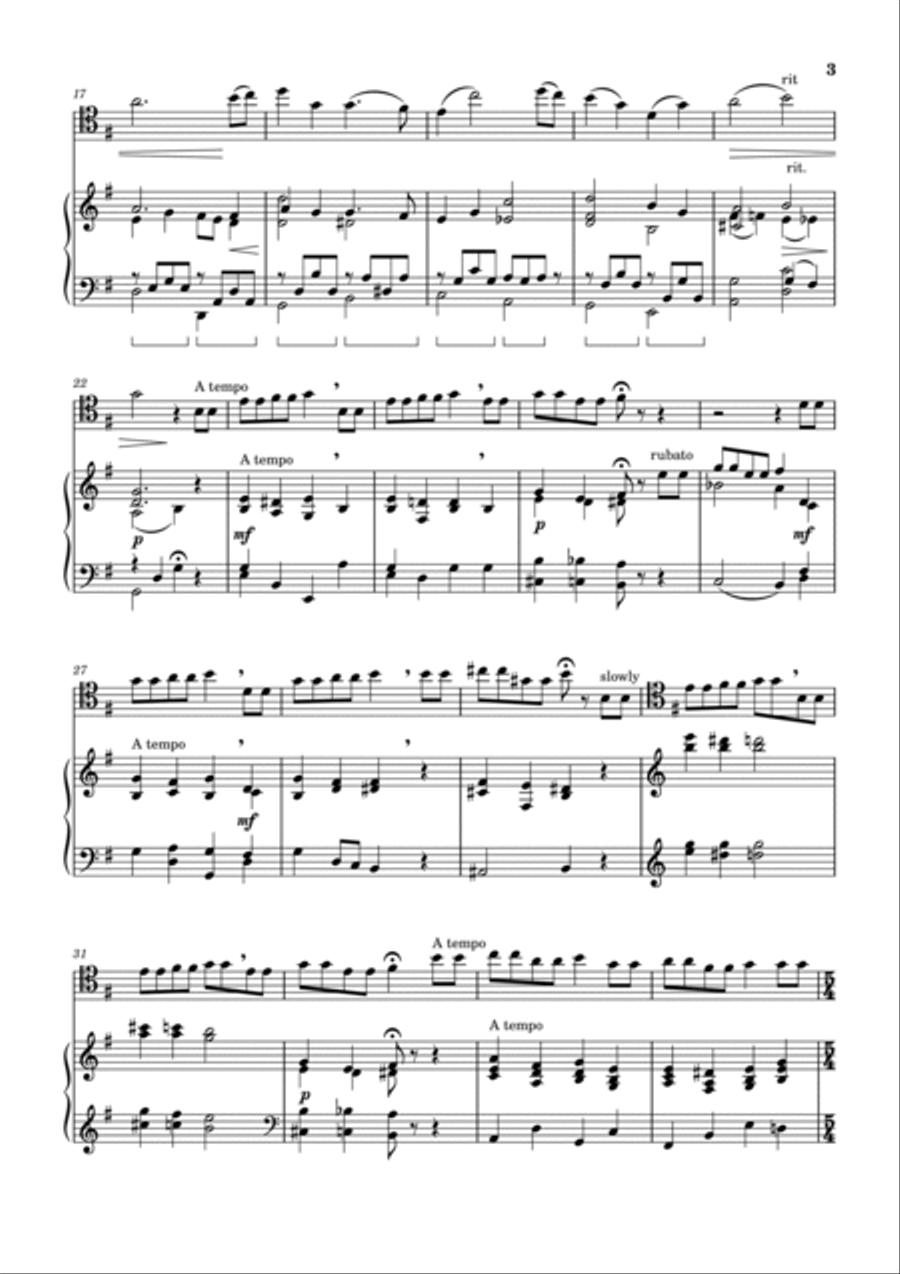 Hymne A L'amour Piano scores gallery preview page 3