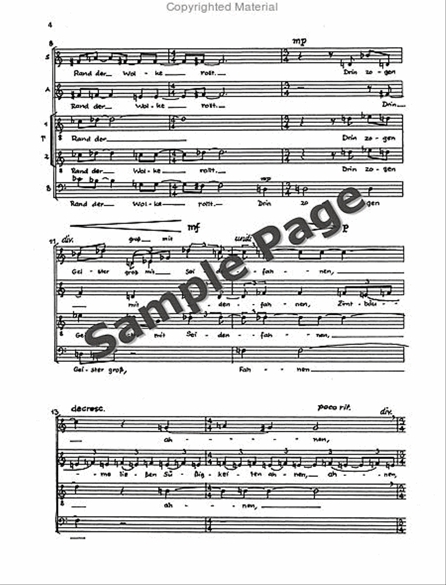 Nachtstucke 3 4-Part scores gallery preview page 5