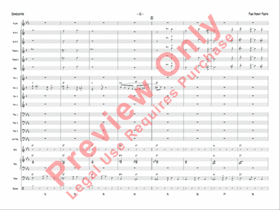 Two Front Teeth Two Front Teeth Jazz Ensemble scores gallery preview page 15