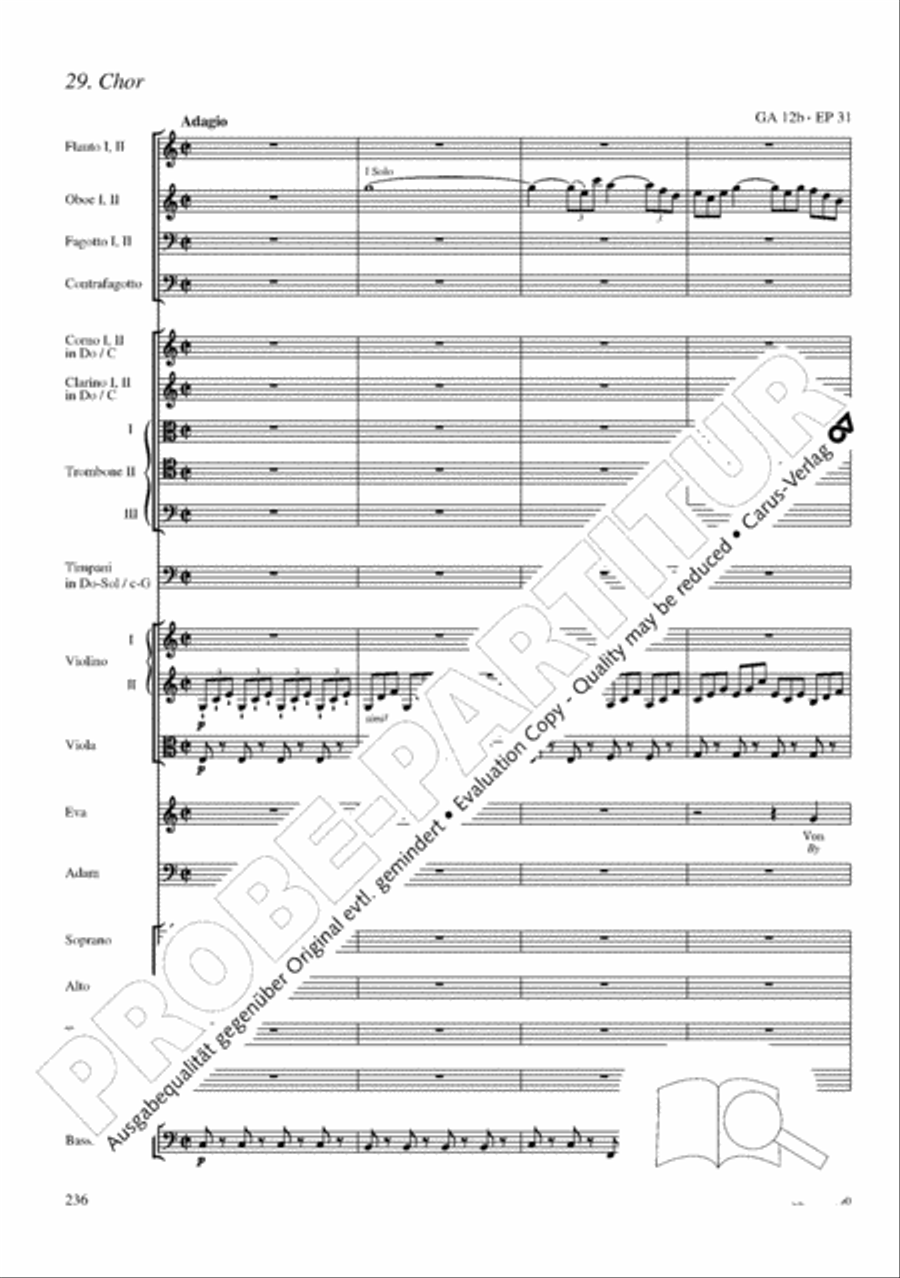 The Creation (Die Schopfung) 4-Part scores gallery preview page 256