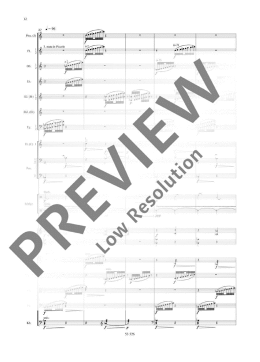 Fantasia gregoriana Orchestra scores gallery preview page 19