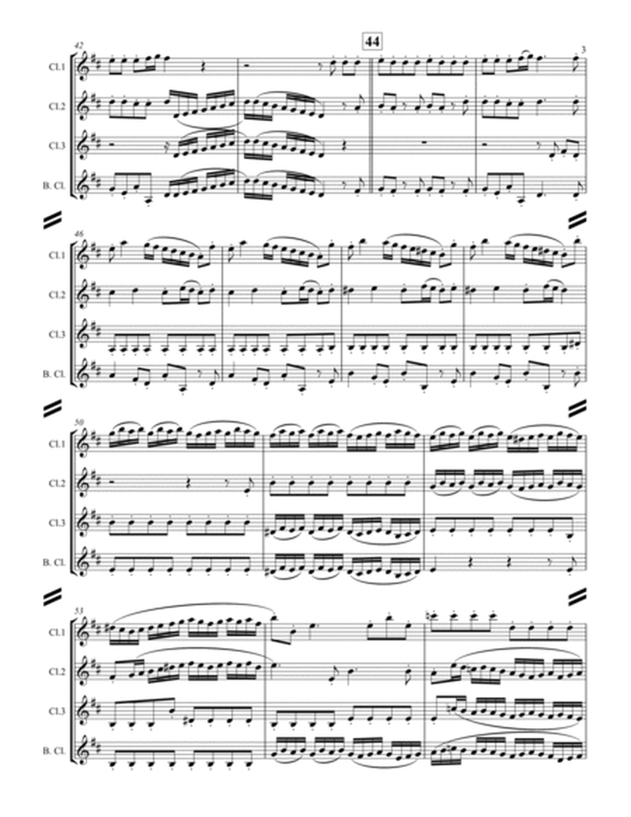 Telemann – Wassermusik Suite Complete (for Clarinet Quartet) image number null