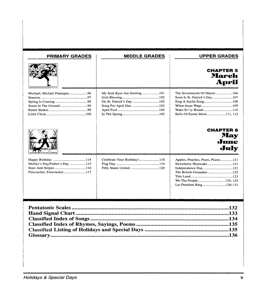 Holidays and Special Days Teacher Editions scores gallery preview page 3