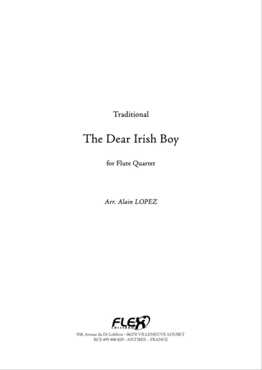 The Dear Irish Boy Flute Quartet scores gallery preview page 1