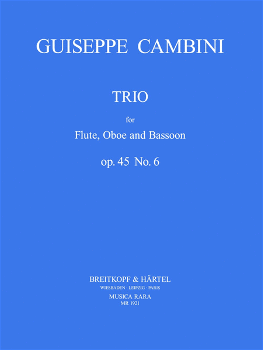 Trio No. 6 Op. 45 Trio No. 6 Op. 45 Bassoon scores gallery preview page 1