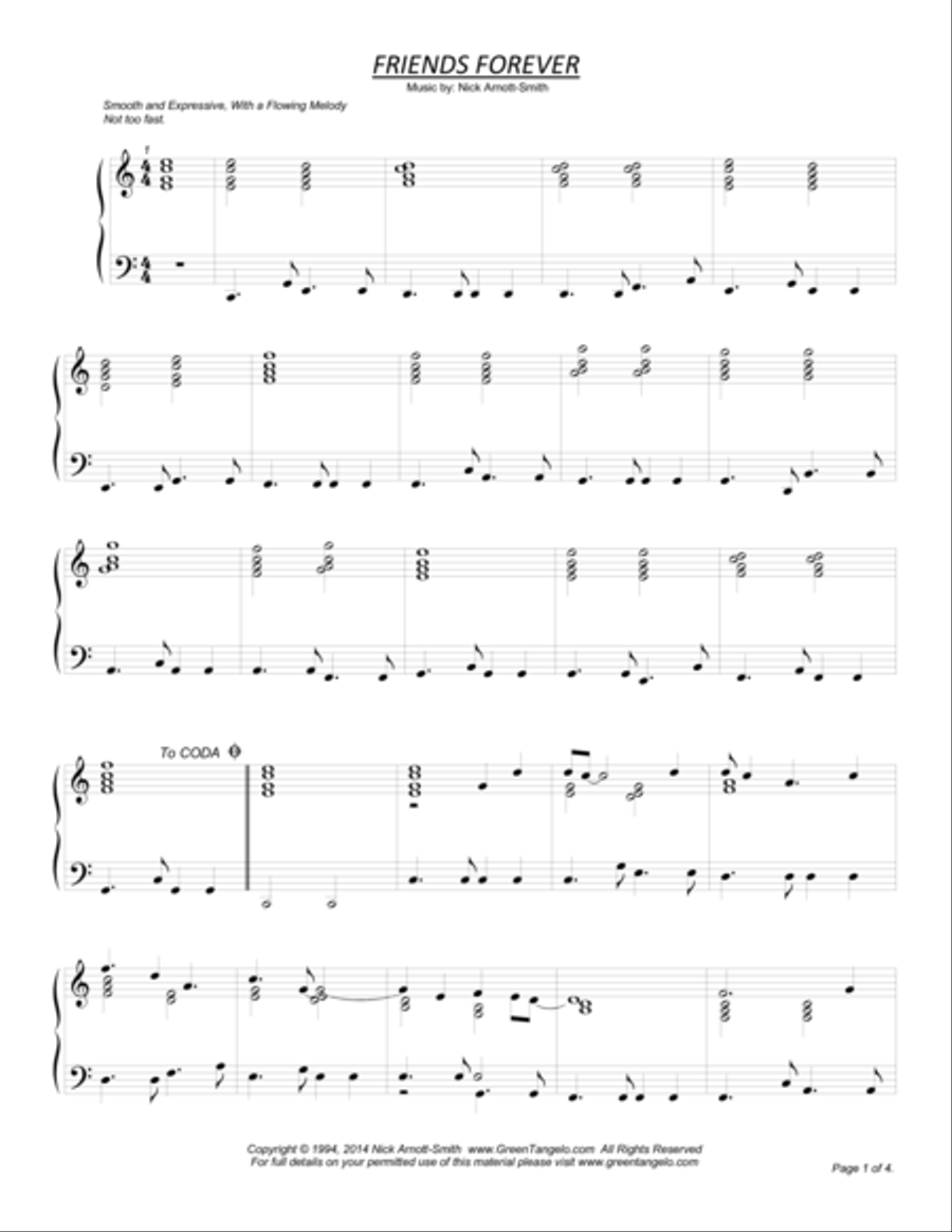 Friends Forever Voice scores gallery preview page 1