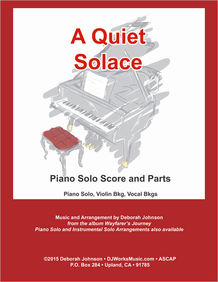 A Quiet Solace Piano Solo Score image number null