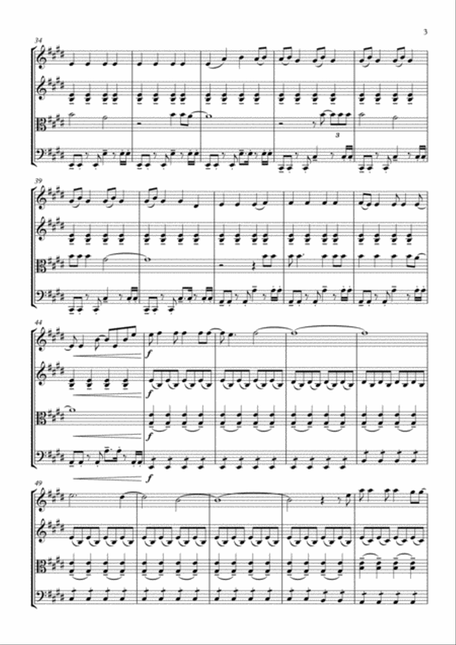 Backroads String Quartet scores gallery preview page 3