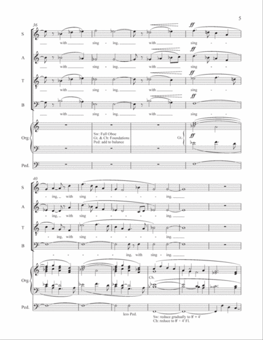 Psalm of Praise 4-Part scores gallery preview page 6