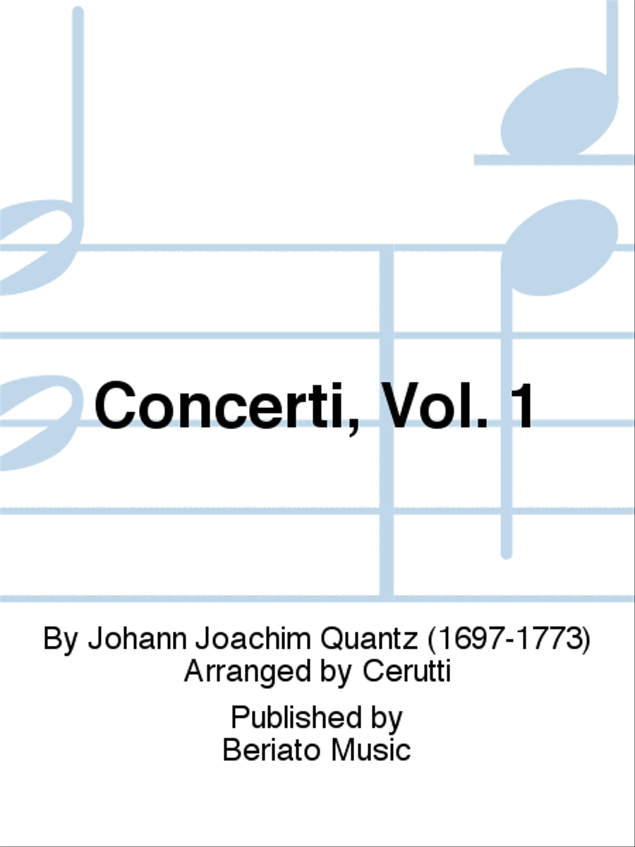 Concerti, Vol. 1 Concerti, Vol. 1 Harpsichord scores gallery preview page 1