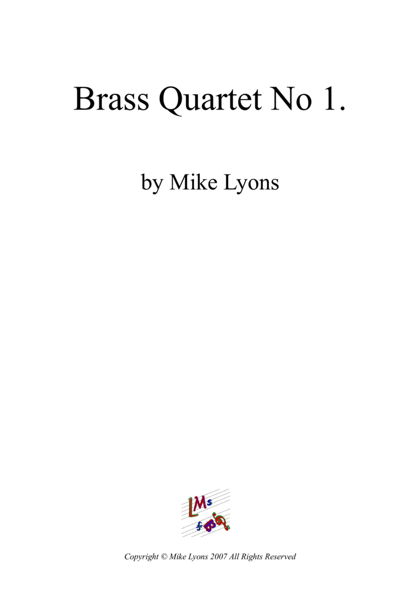 Brass Quartet No. 1 image number null