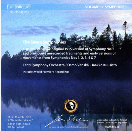 Volume 12: Sibelius Edition - Symph