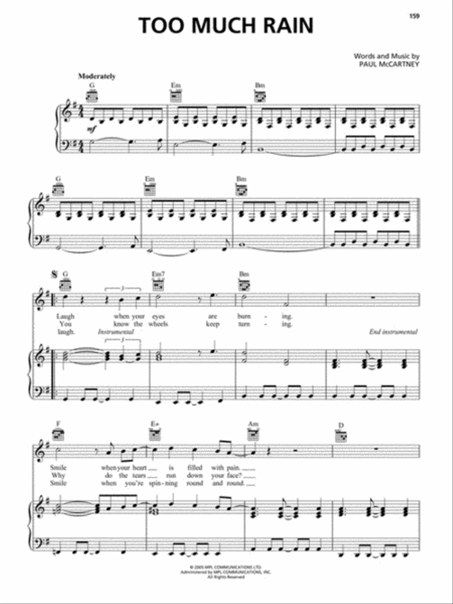 Paul McCartney – Pure McCartney Piano, Vocal, Guitar scores gallery preview page 5