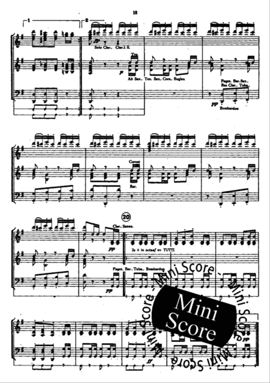 Wilhelm Tell/Guillaume Tell Concert Band scores gallery preview page 24