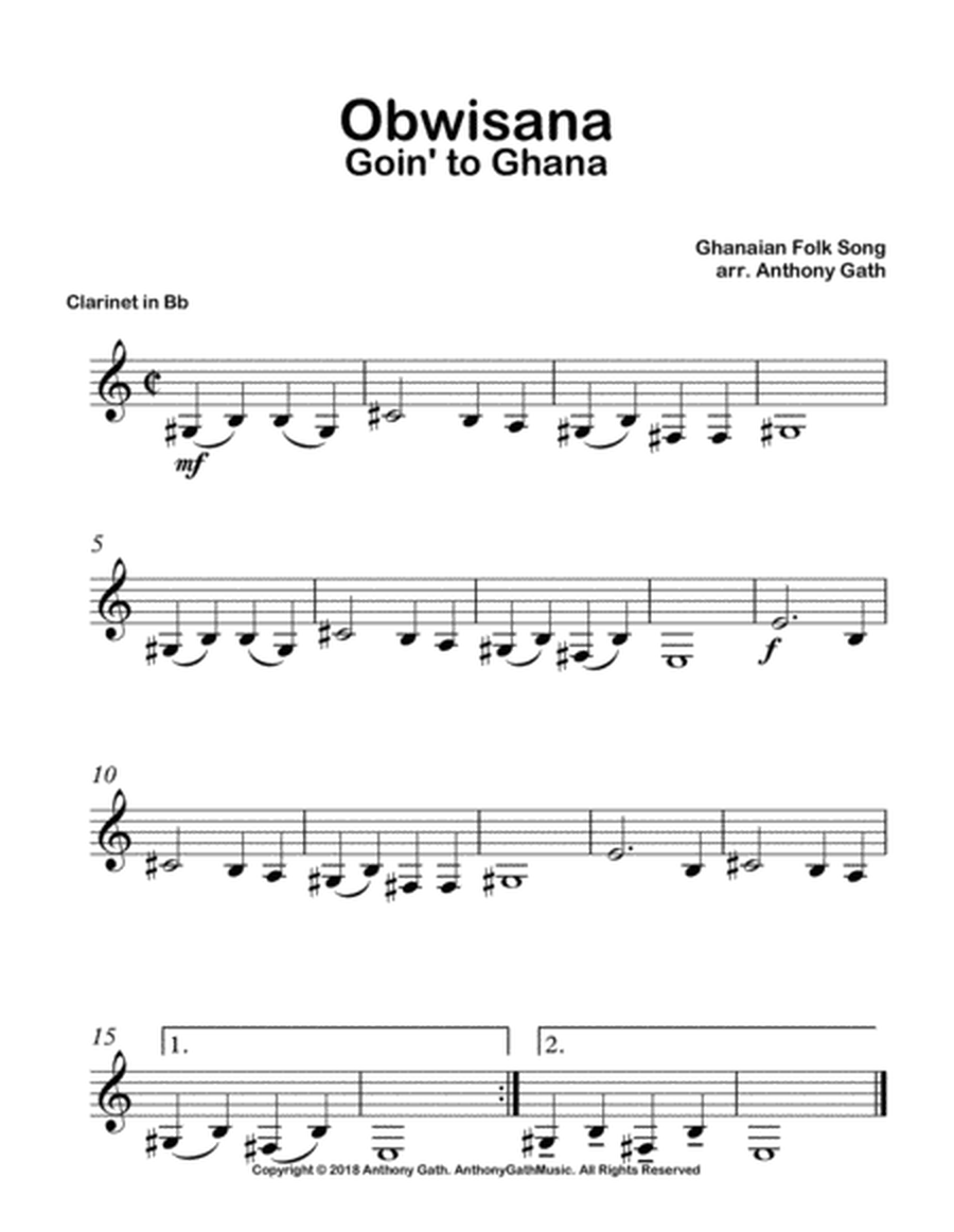 Obwisana - Solo Clarinet