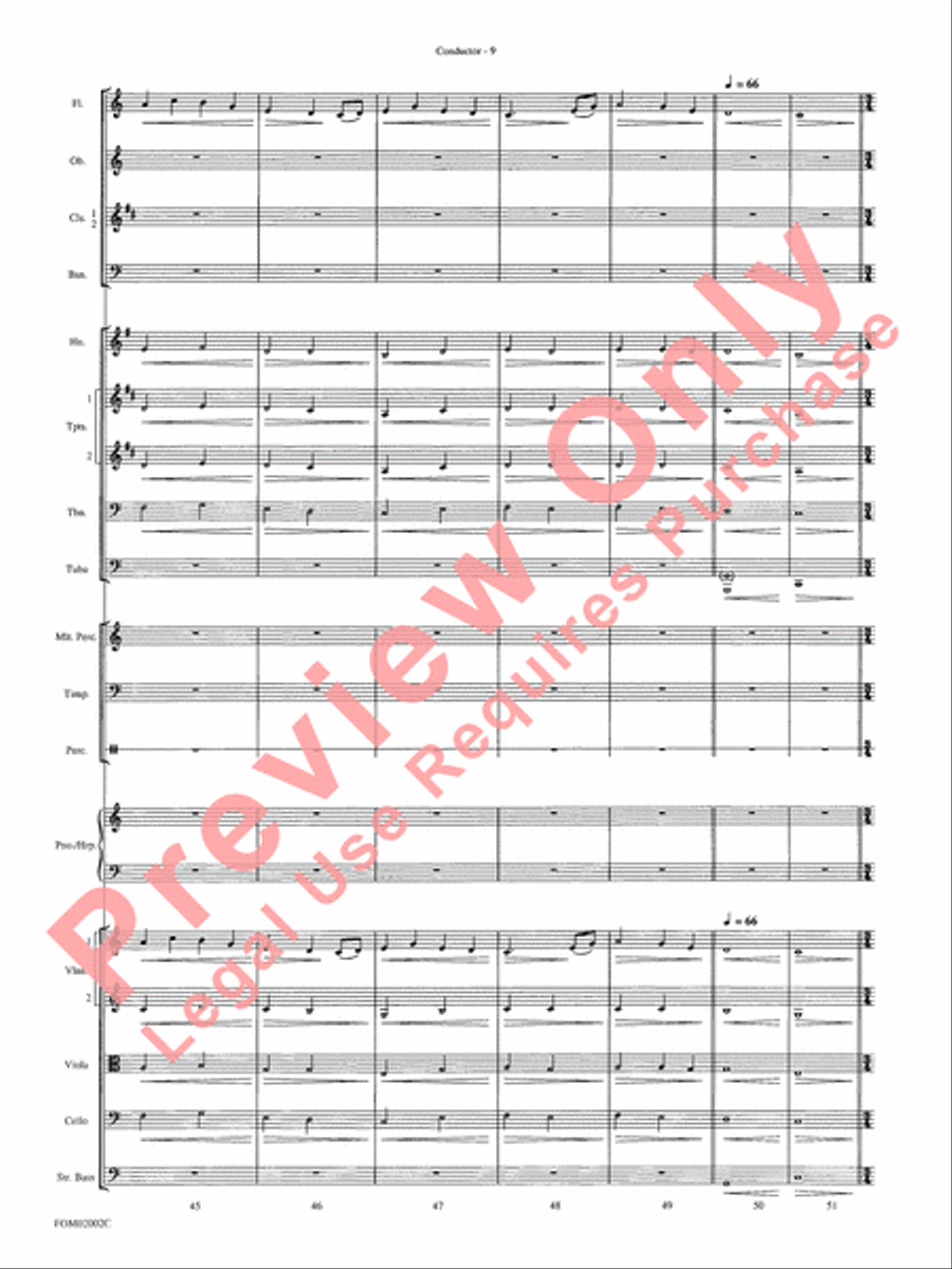 The Lord of the Rings: The Fellowship of the Ring Full Orchestra scores gallery preview page 12