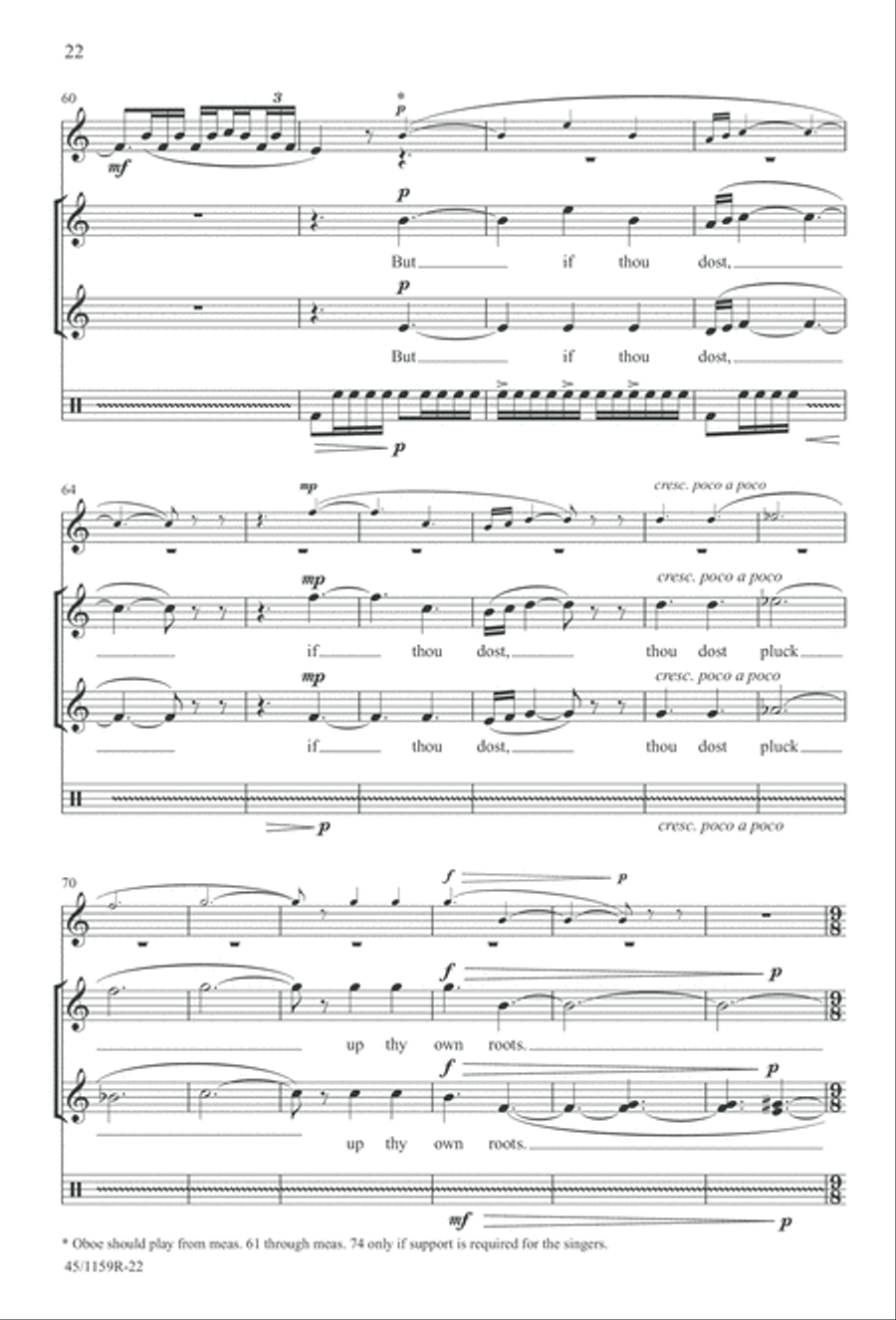The Day of Hope - Choral/Full Score SSAA scores gallery preview page 22