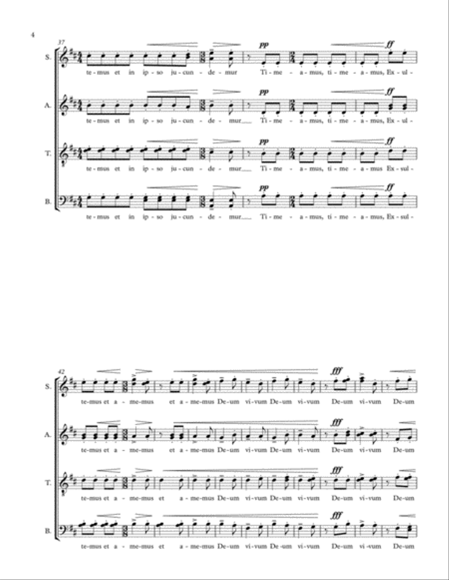 Ubi Caritas Divisi scores gallery preview page 5